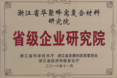 省级企业研究院（华聚）牌匾